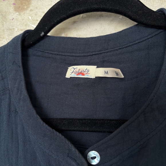 Faherty Desmond Dream Cotton Gauze Top - Picture 3 of 5